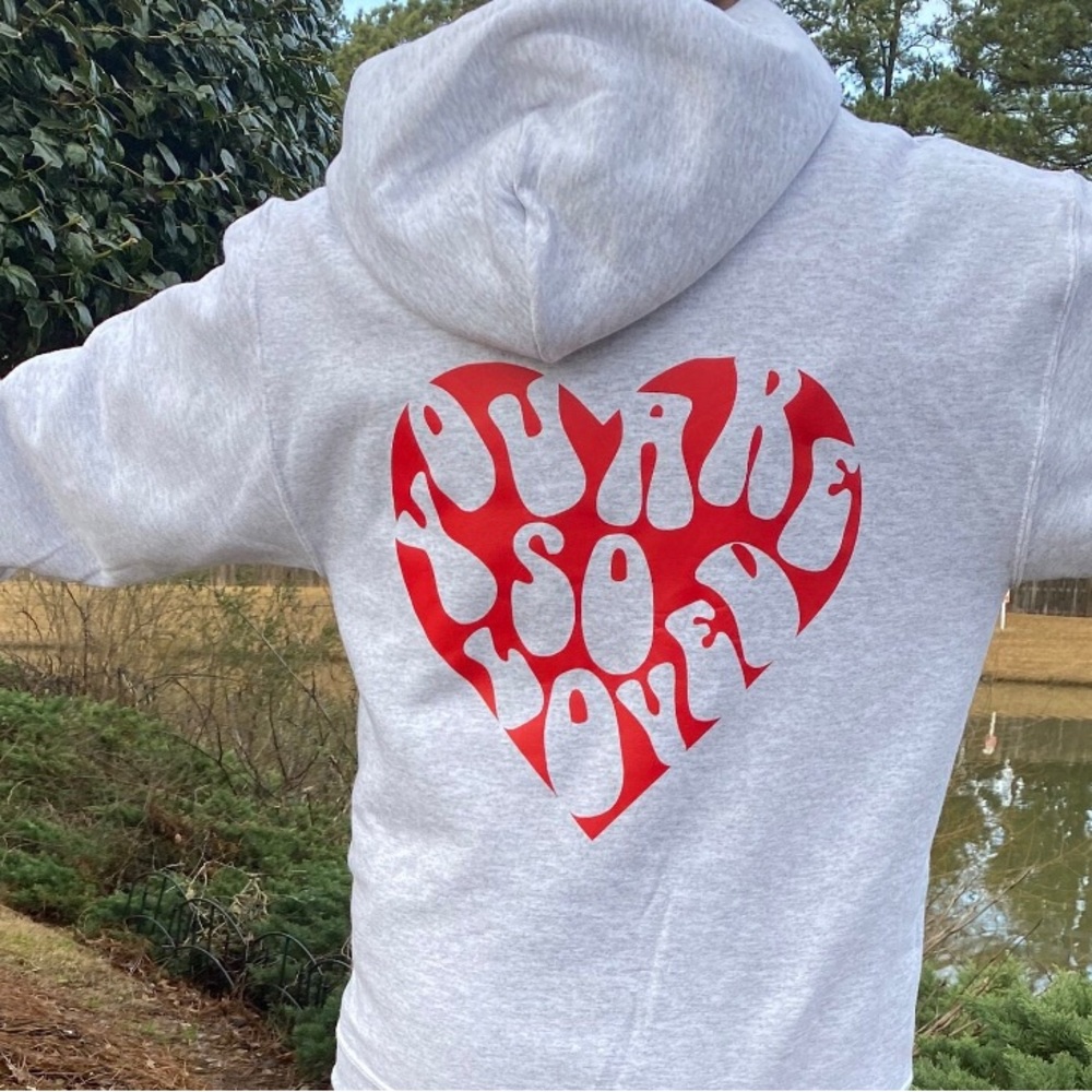 You Are So Loved Aesthetic Hoodie, Love Hoodie, Valentine's Day Hoodie, Trendy